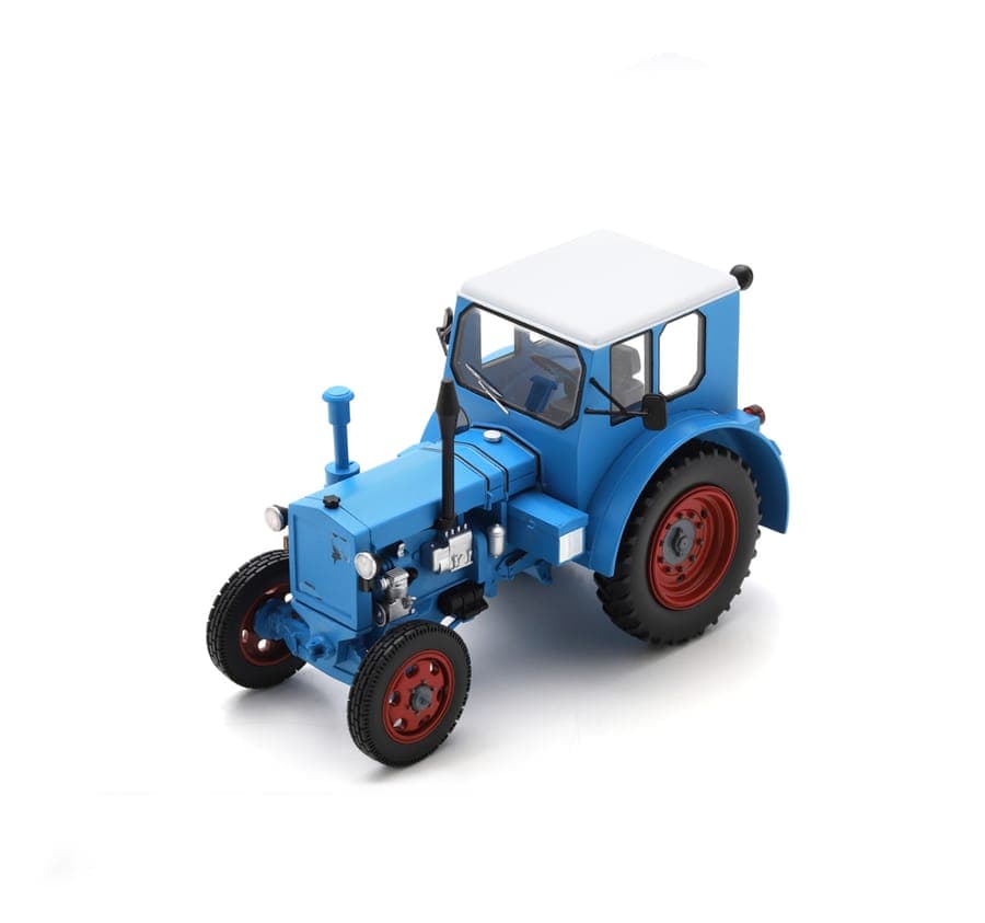 Miniaturmodell IFA RS-01 Pionier mit Kabine blau von Schuco, Maßstab 1:32